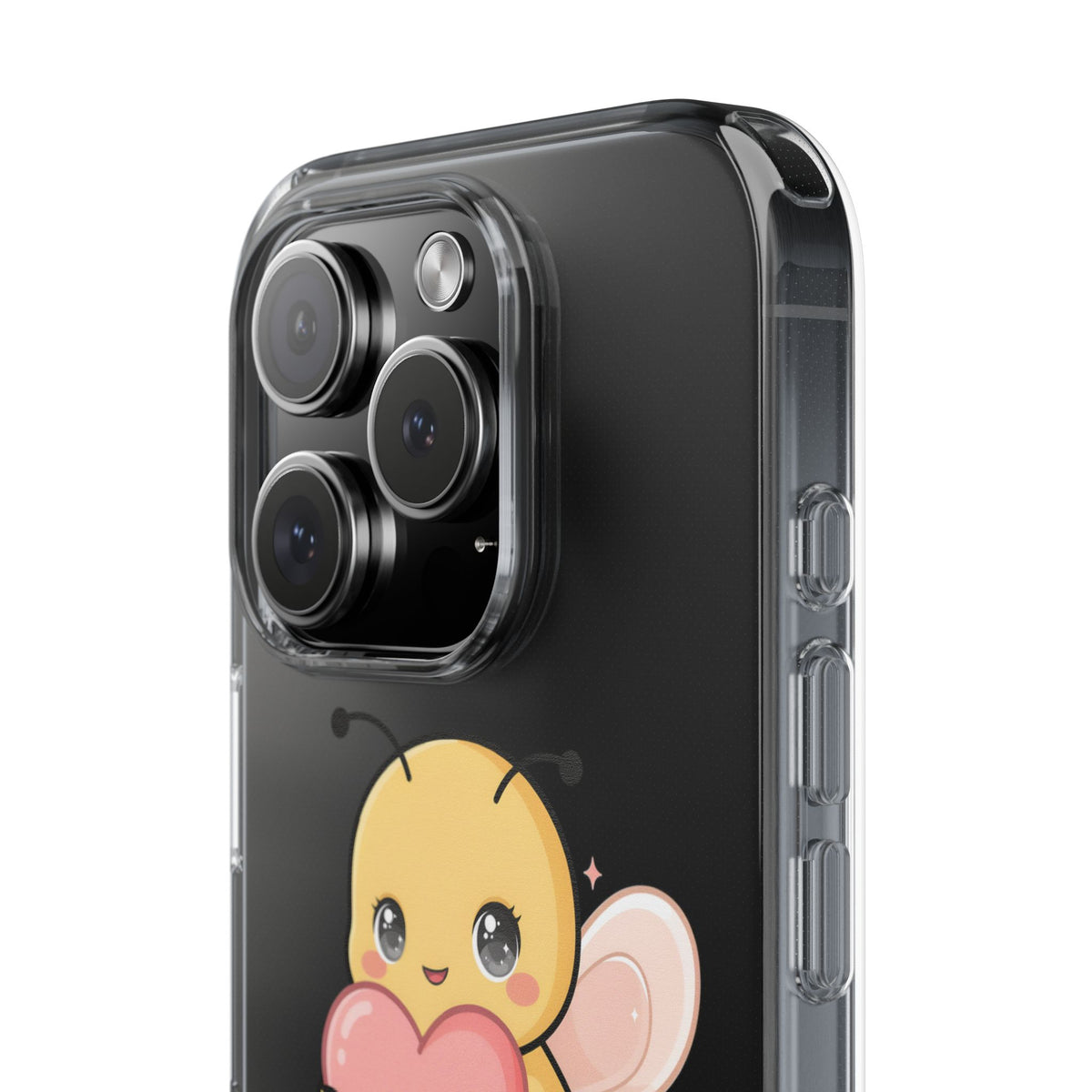 Kawaii Bee Clear Impact-Resistant Phone Case
