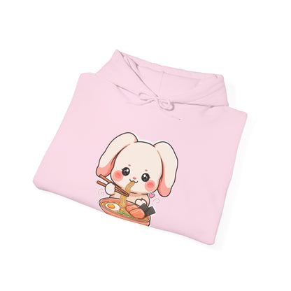 Kawaii Ramen Bunny Hoodie for Cute Foodie Style