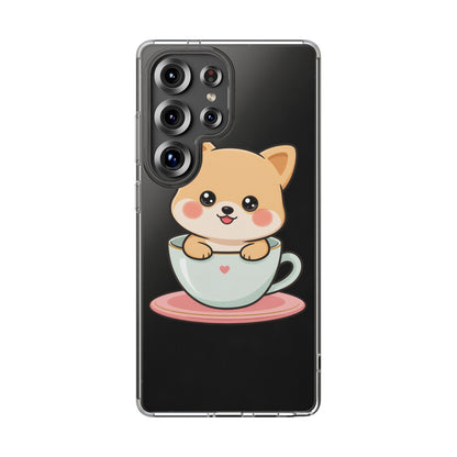 Kawaii Shiba Inu Phone Case – Cute Puppy in a Teacup