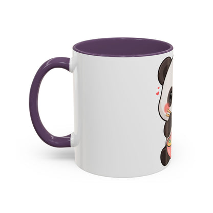 Kawaii Panda Ramen Mug, Cute Accent Coffee Mug