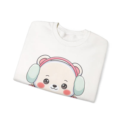 Kawaii Polar Bear Sweatshirt for Cozy Winter Days