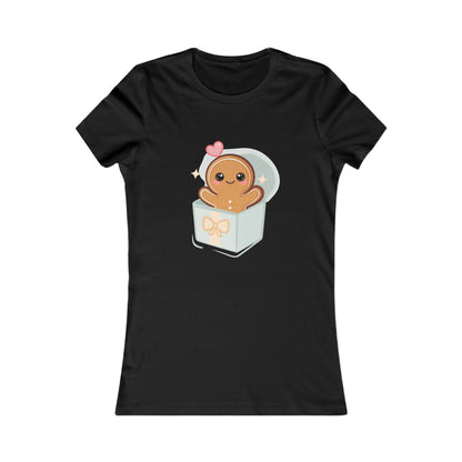 Kawaii Gingerbread Man T-Shirt in a Gift Box