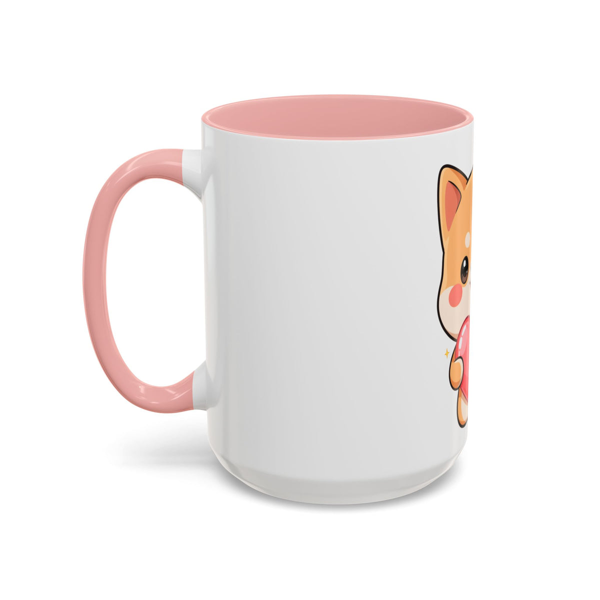 Kawaii Shiba Inu Accent Coffee Mug for Dog Lovers