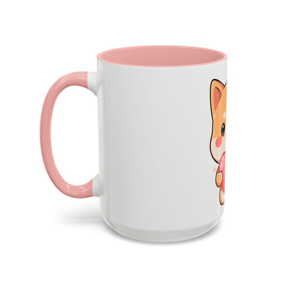 Kawaii Shiba Inu Accent Coffee Mug for Dog Lovers