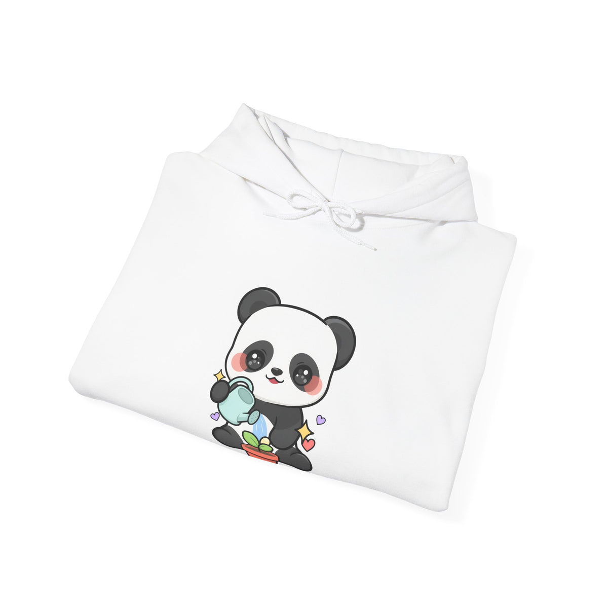 Kawaii Panda Hoodie, Cute Plant Lover Gift