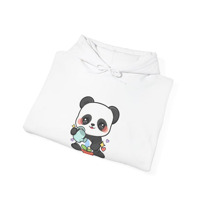 Kawaii Panda Hoodie, Cute Plant Lover Gift