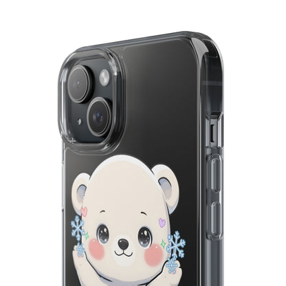 Kawaii Polar Bear Phone Case for a Cozy Winter Gift