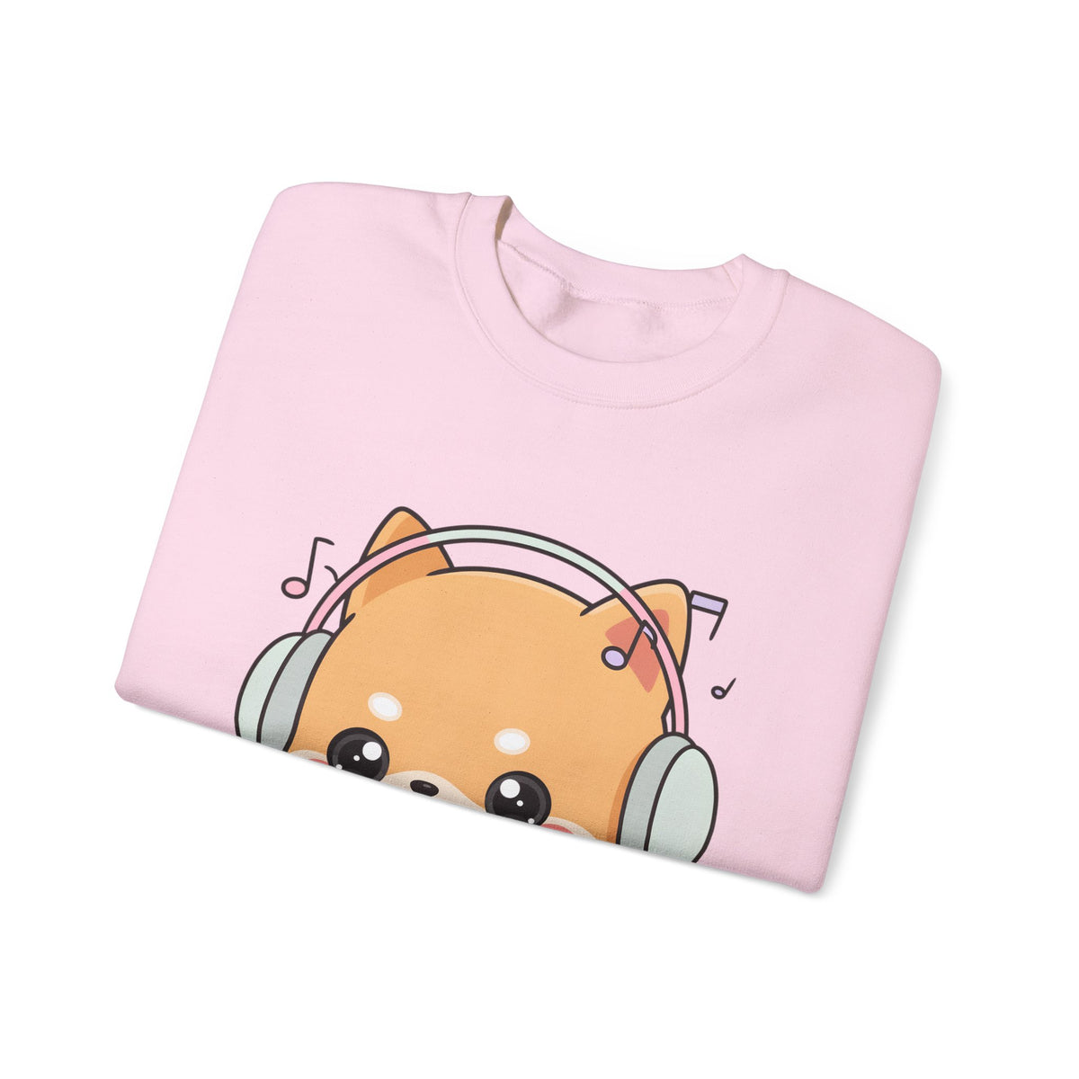 Kawaii Shiba Inu Music Sweatshirt, Cute Dog Lover Gift