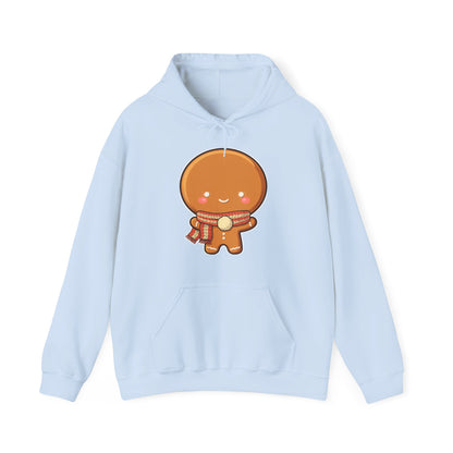 Kawaii Gingerbread Man Hoodie for Cozy Christmas Days