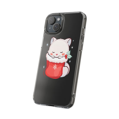 Christmas Fox Phone Case, Cute Holiday Stocking Gift