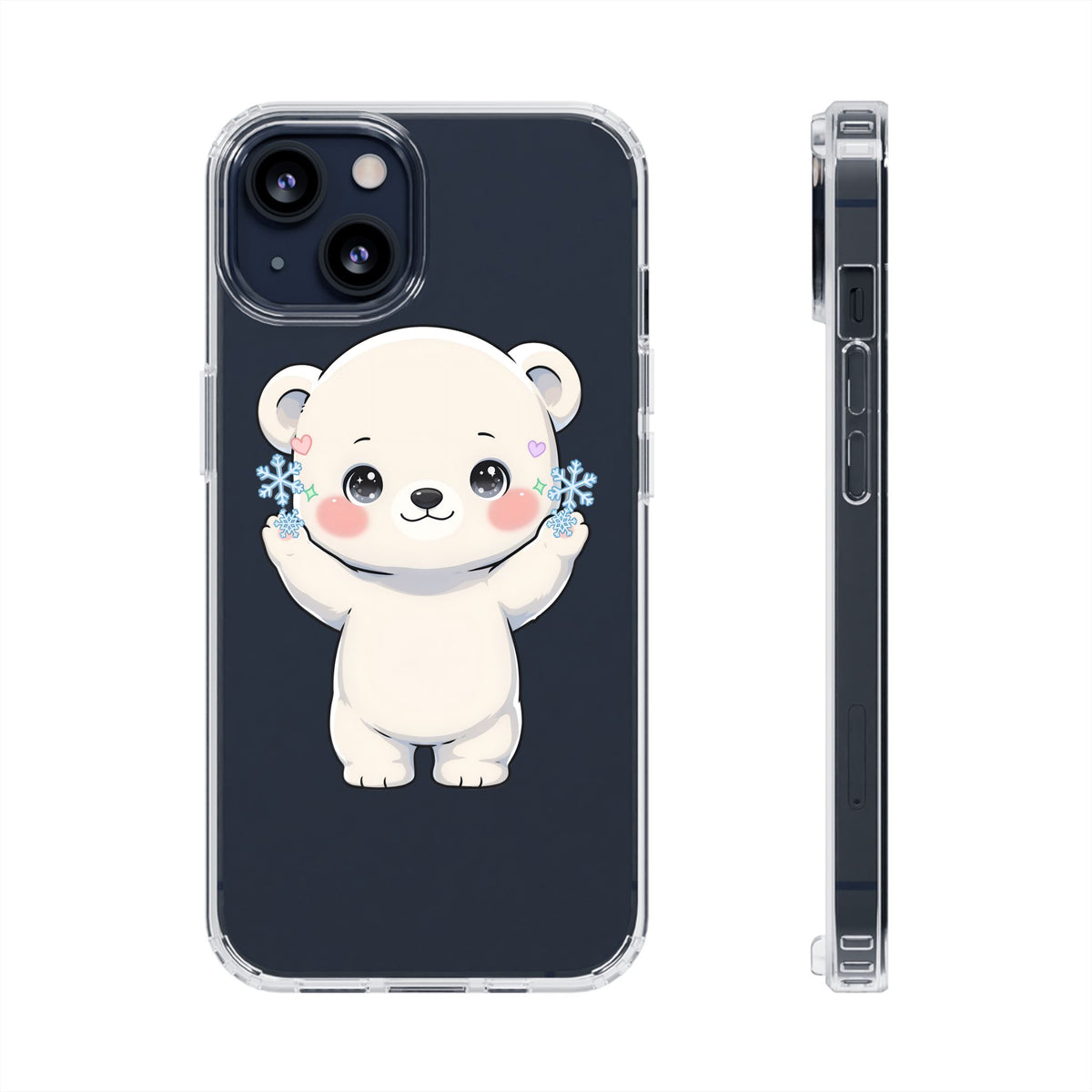 Kawaii Polar Bear Phone Case for a Cozy Winter Gift