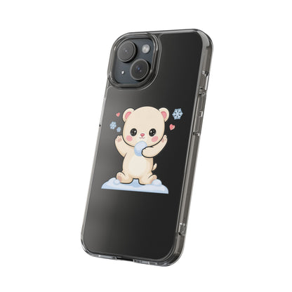 Kawaii Polar Bear Phone Case for Cute Animal Fans
