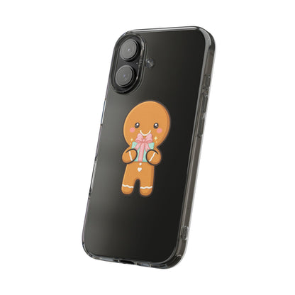 Gingerbread Man Phone Case, Cute Holiday Gift Design
