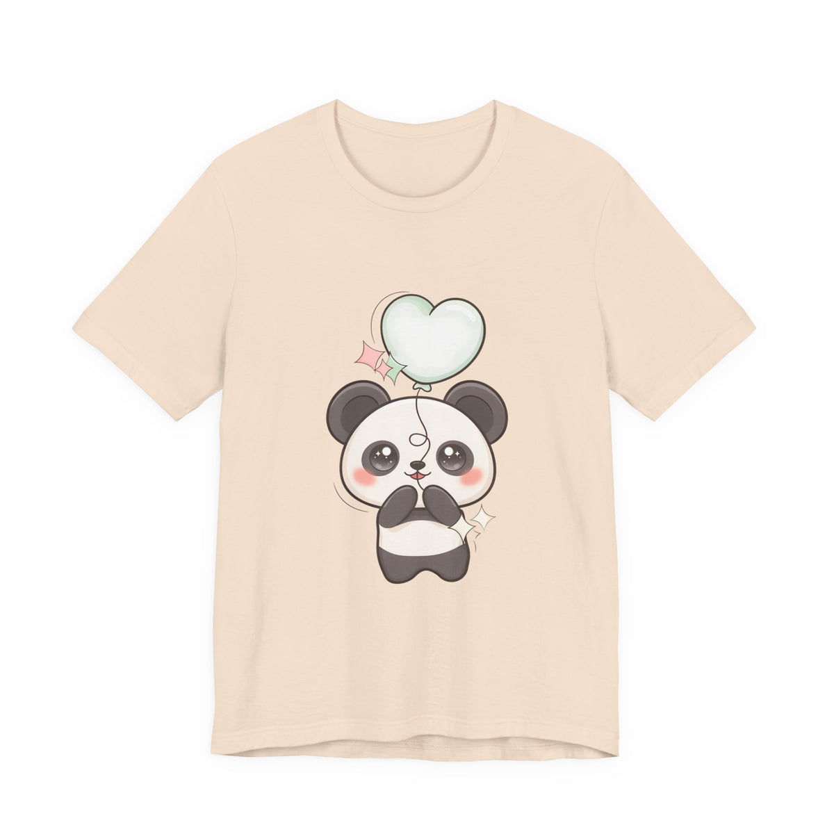 Kawaii Panda T-Shirt with Floating Balloon