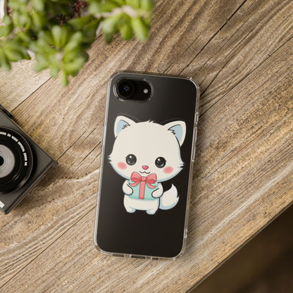 Kawaii Arctic Fox Phone Case with Gift