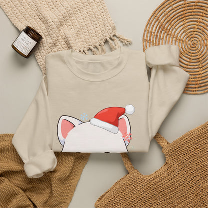 Christmas Arctic Fox Sweatshirt for Kawaii Holiday Fans