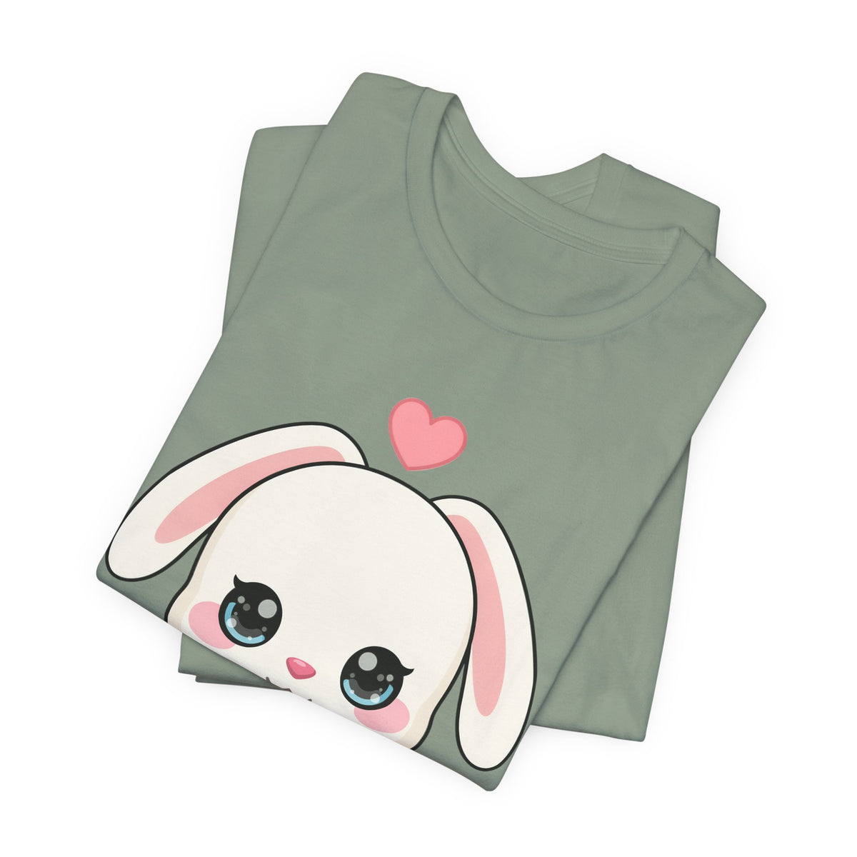 Cozy Bunny T-Shirt, Kawaii Blanket Bunny Tee
