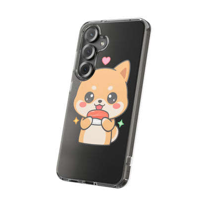 Kawaii Shiba Inu Phone Case for Sushi Lovers