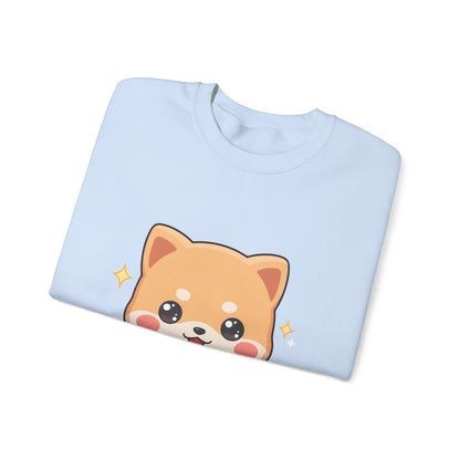 Kawaii Gamer Shiba Inu Sweatshirt for Cozy Gaming Days