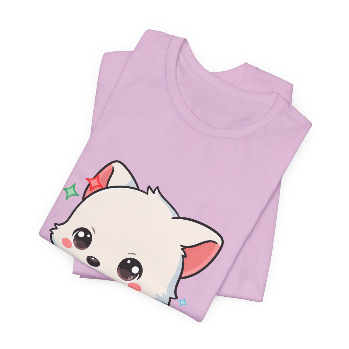 Kawaii Arctic Fox Christmas T-Shirt for Cute Holiday Fans