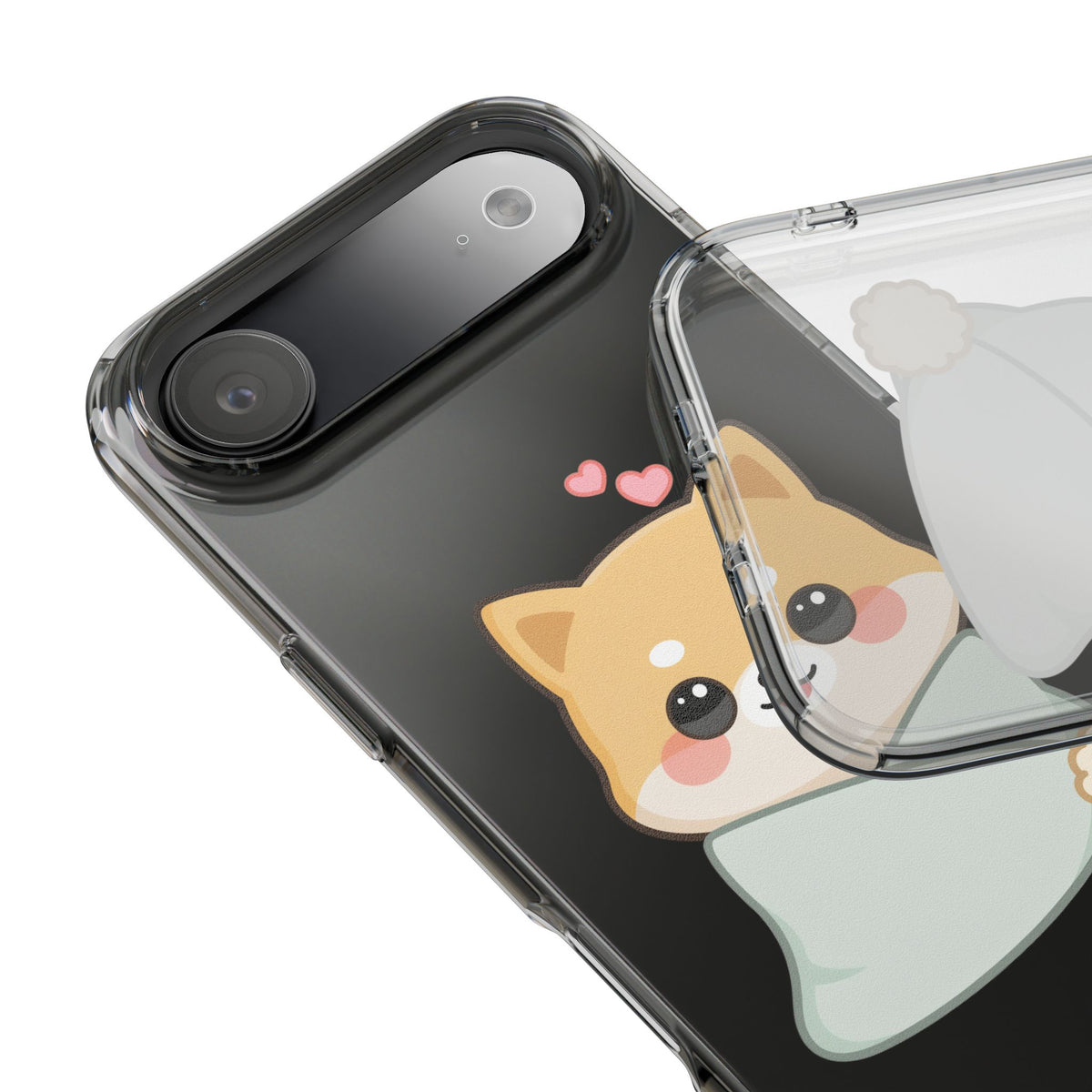 Kawaii Shiba Inu Phone Case, Cozy Valentine Gift
