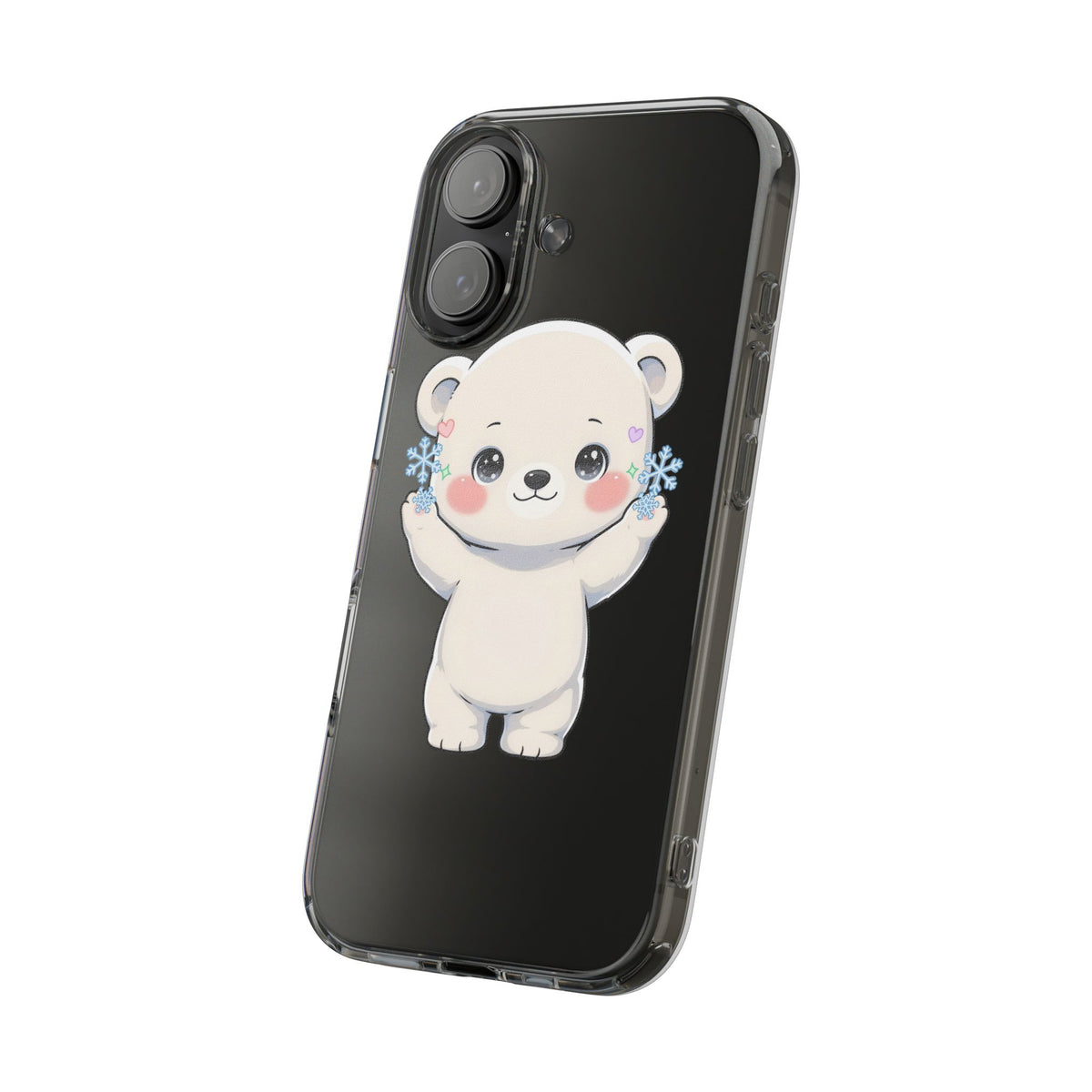 Kawaii Polar Bear Phone Case for a Cozy Winter Gift