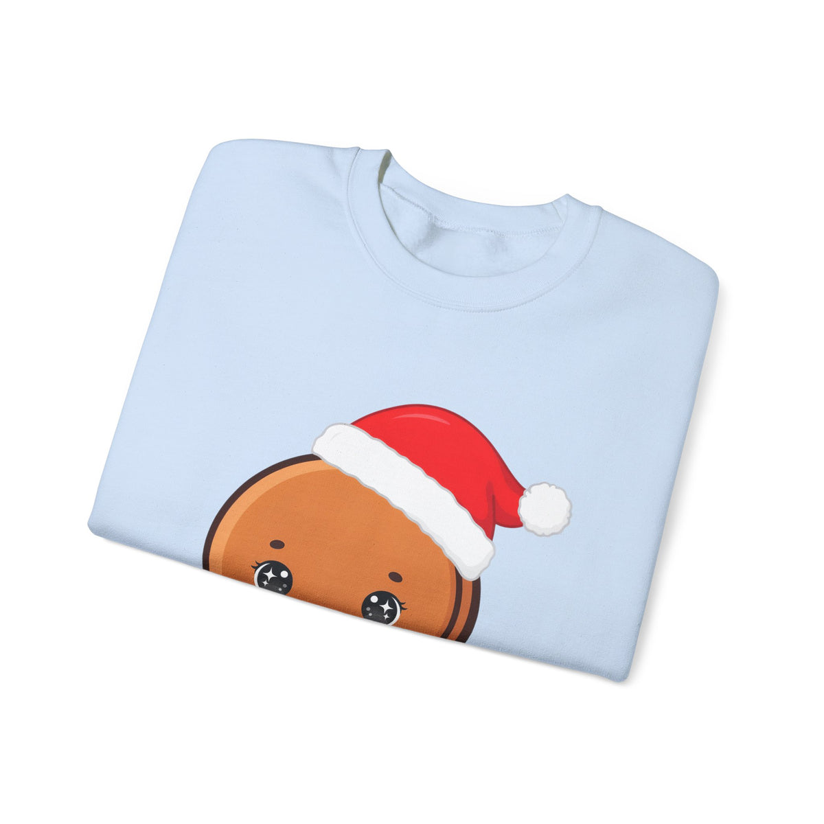 Christmas Gingerbread Sweatshirt, Cute Kawaii Holiday Crewneck