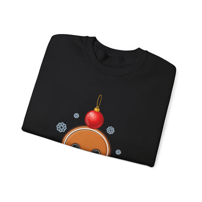 Gingerbread Christmas Sweatshirt, Cute Holiday Crewneck