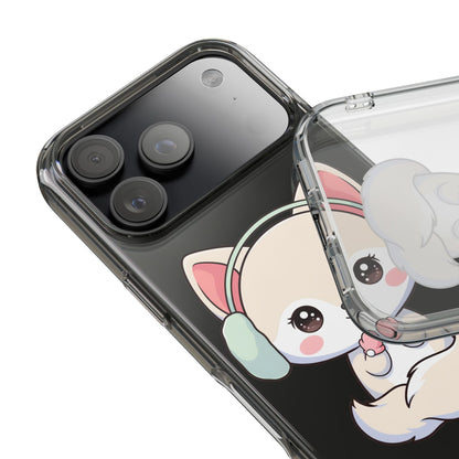 Kawaii Arctic Fox Phone Case – Cozy Winter Cutie