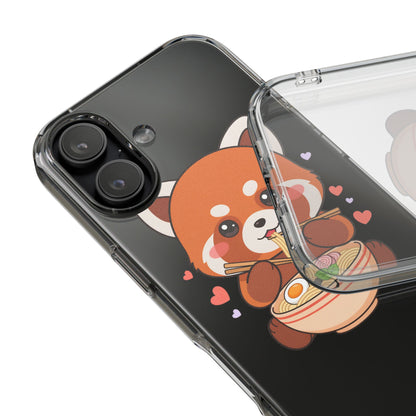 Red Panda Ramen Phone Case – Kawaii Food Lover Gift