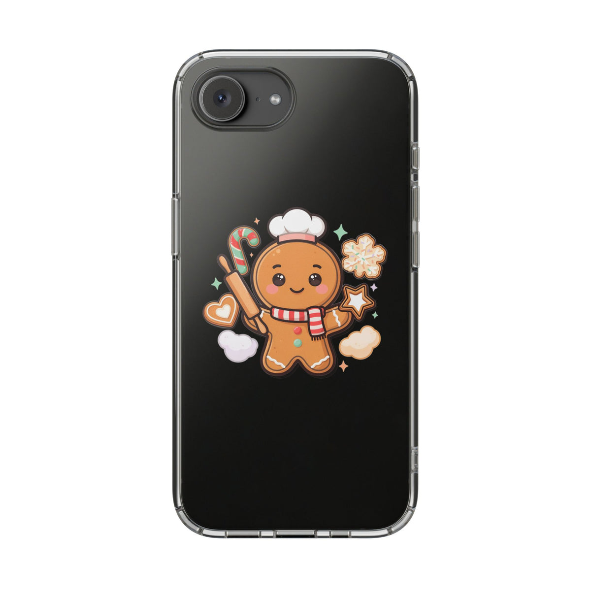Gingerbread Christmas Phone Case for Holiday Baking Fans