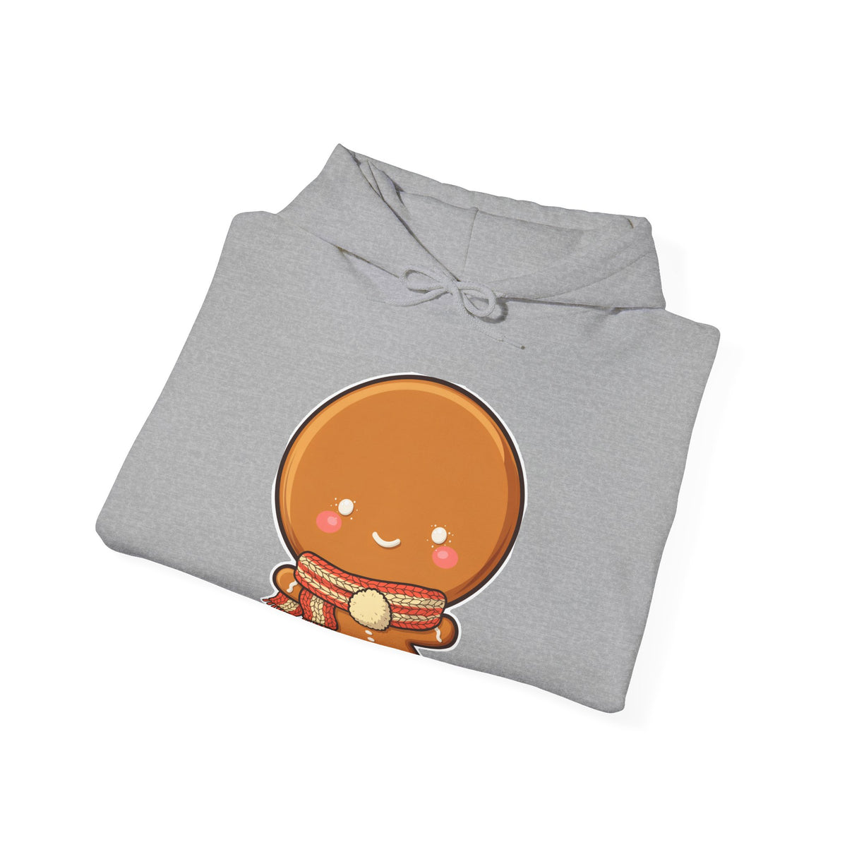 Kawaii Gingerbread Man Hoodie for Cozy Christmas Days