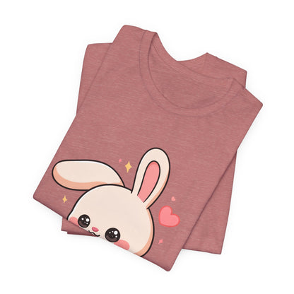 Kawaii Bunny Skateboard T-Shirt for Cute Style Fans