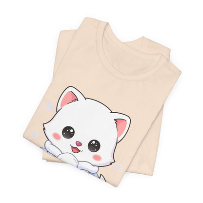 Kawaii Arctic Fox T-Shirt for Cute Winter Style