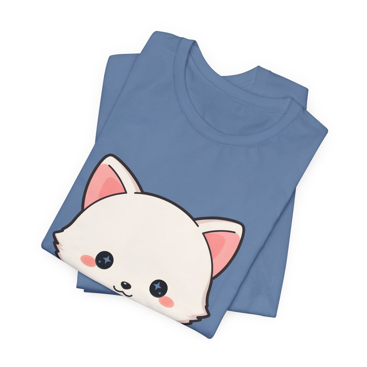 Christmas Fox T-Shirt, Cute Mistletoe Kawaii Tee