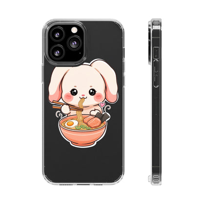 Kawaii Ramen Bunny Clear Impact-Resistant Case