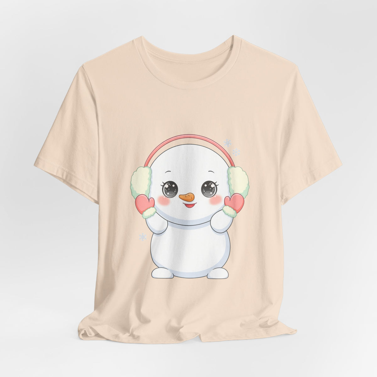 Kawaii Snowman T-Shirt for Cute Winter Style