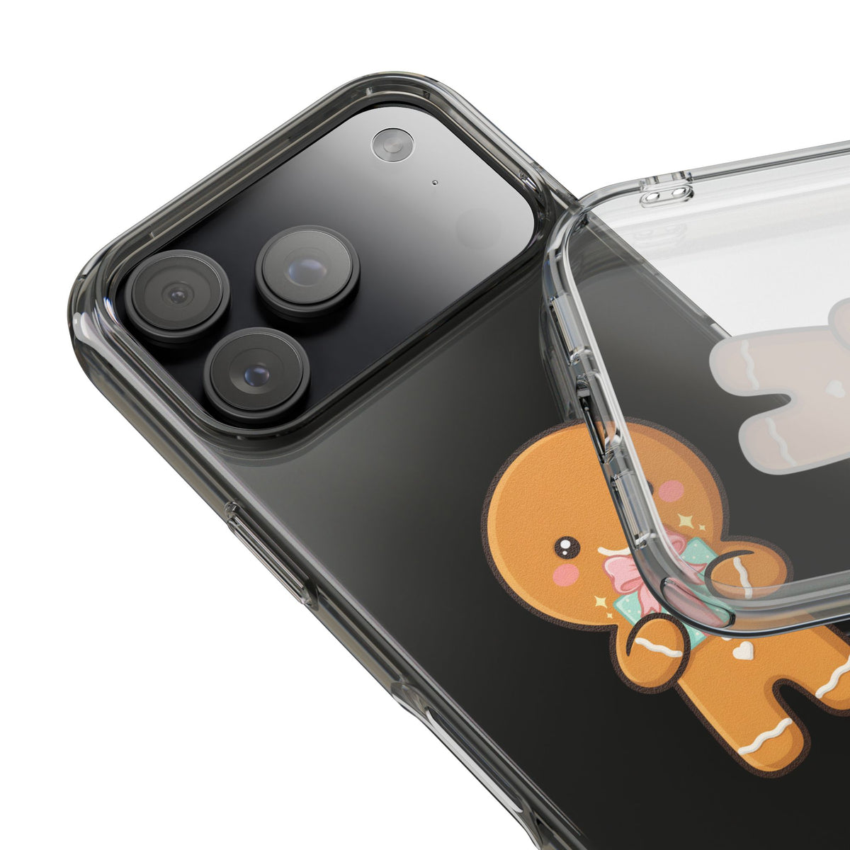 Gingerbread Man Phone Case, Cute Holiday Gift Design