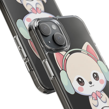 Kawaii Arctic Fox Phone Case – Cozy Winter Cutie