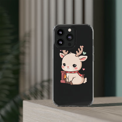 Kawaii Reindeer Phone Case for Cozy Holiday Cheer