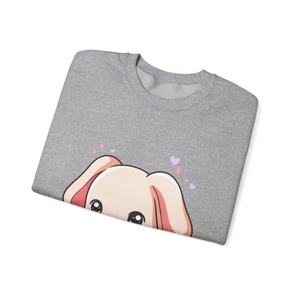 Kawaii Gamer Bunny Sweatshirt for Cozy Gaming Days