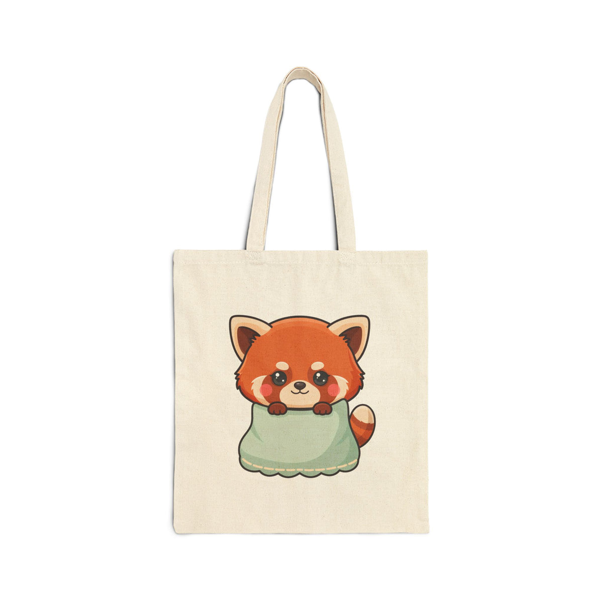 Kawaii Red Panda Tote Bag for Cozy Cute Animal Fans