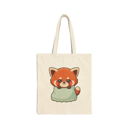 Kawaii Red Panda Tote Bag for Cozy Cute Animal Fans