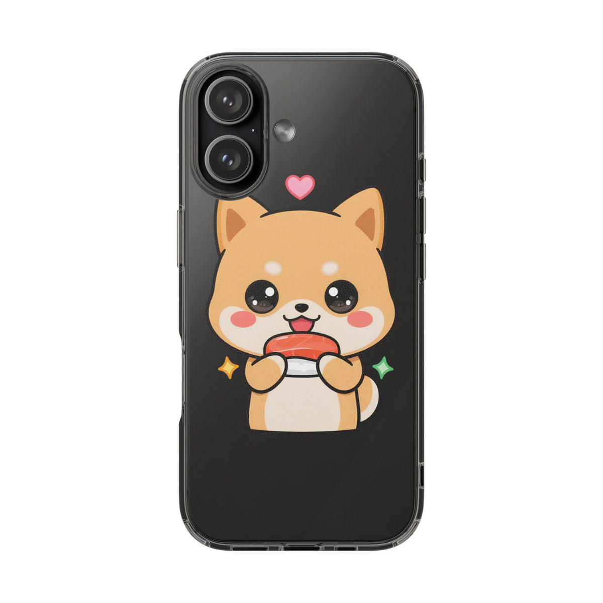 Kawaii Shiba Inu Phone Case for Sushi Lovers