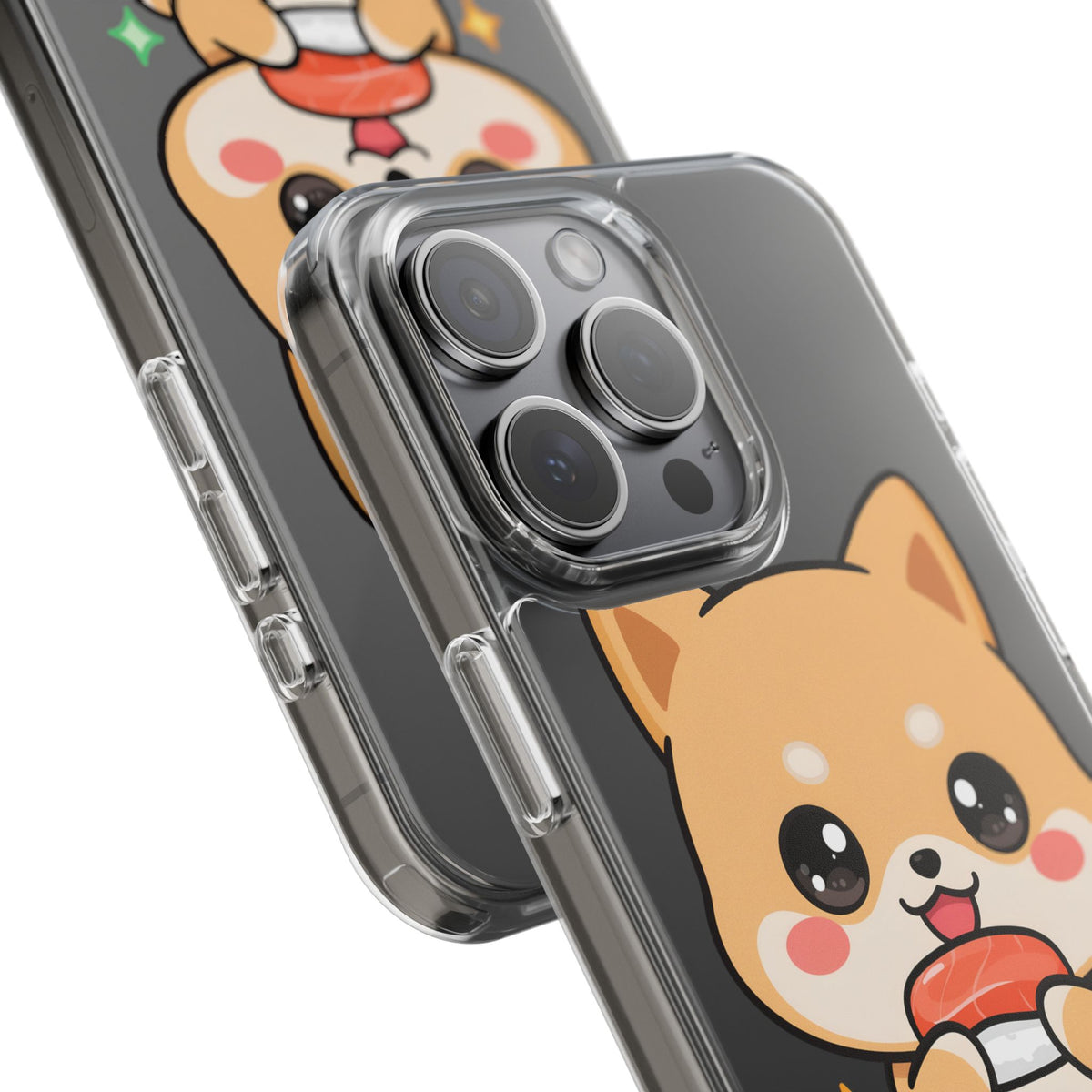 Kawaii Shiba Inu Phone Case for Sushi Lovers