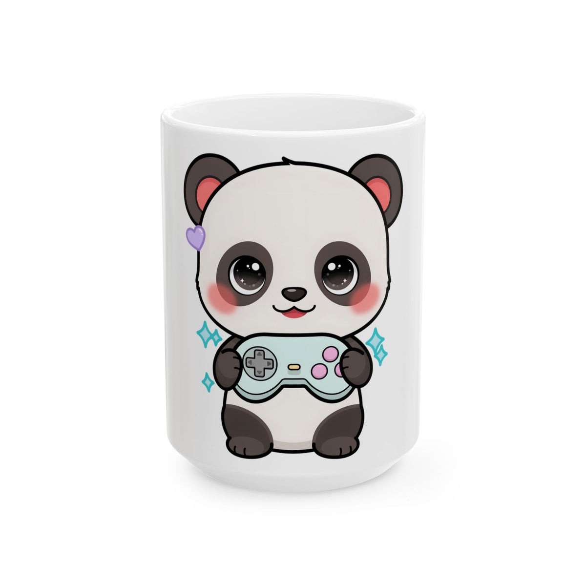Kawaii Gamer Panda Mug – Cute Video Game Gift