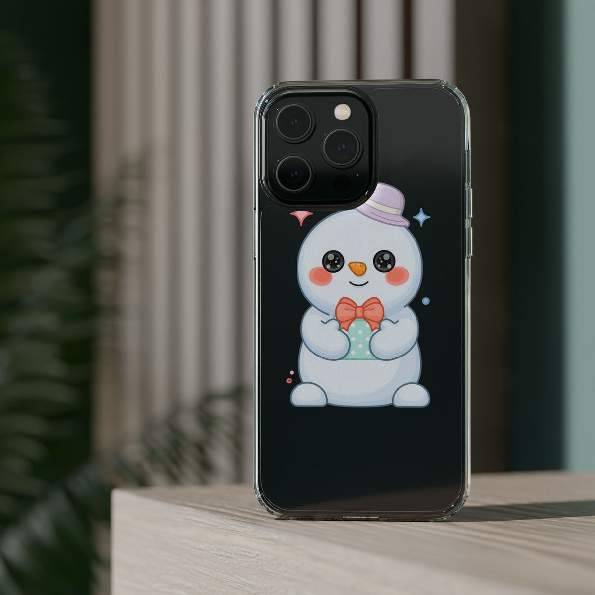 Kawaii Snowman Phone Case for Cheerful Winter Days
