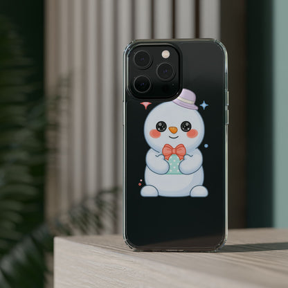 Kawaii Snowman Phone Case for Cheerful Winter Days