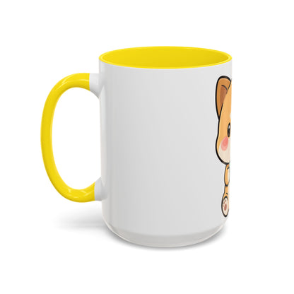 Kawaii Shiba Inu Coffee Mug, Cute Latte Lover Gift