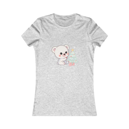 Cute Christmas Polar Bear Women's Tee